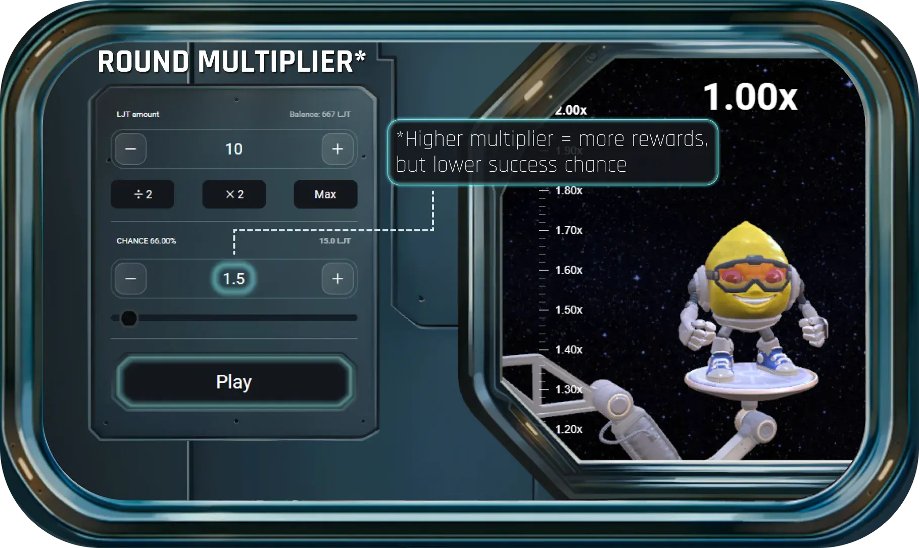 How to play Lemon Jet - step 2